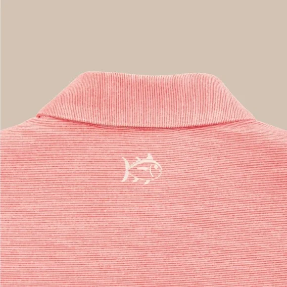 Southern Tide University of Georgia- Men's Large Red Polo Shirt, NWT - Picture 3 of 4